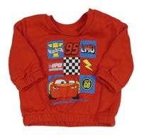 Červená mikina s potiskem - Cars Disney