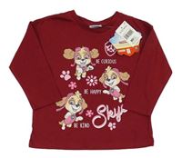 Červené triko s Paw Patrol Matalan