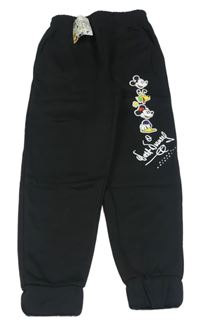 Nové - černé tepláky s Mickeym Primark