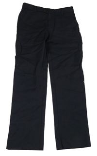 Černé slavnostní kalhoty Zara