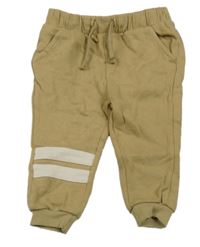 Béžové tepláky s proužky C&A