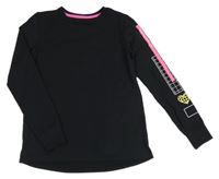 Černé triko s potiskem 