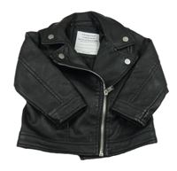 Černý koženkový křivák Primark