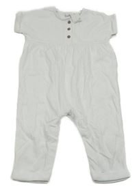 Nové - Bílý vzorovaný overal s knoflíčky M&Co.