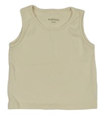 Smetanové žebrované tílko Reserved