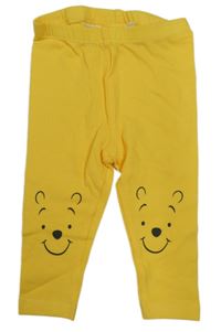Žluté legíny s medvídkem Pú Disney 