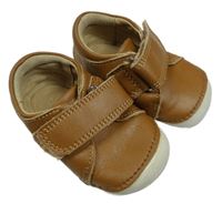 Béžové koženkové capáčky Next vel. 18