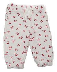Bílé tepláky s třešničkami Primark