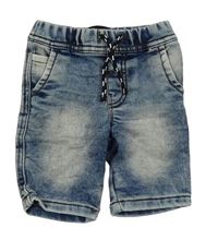 Modro-bílé plísňové capri teplákové rifle Denim Co.