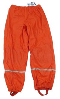 Nové - červené nepromokavé podšité kalhoty lupilu
