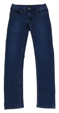 Tmavomodré skinny teplákové rifle alive