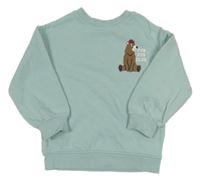 Světlemodrá mikina s medvídkem M&S