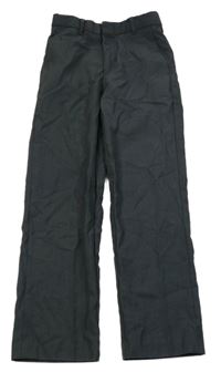 Tmavošedé melírované slim slavnostní kalhoty IZOD