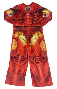 Kostým - Červený overal s měnícím obrázkem - Iron Man Matalan