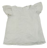 Bílá třpytivá halenka H&M