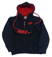 Černá mikina s kapucí Nike