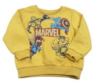 Okrová mikina s Avengers Primark
