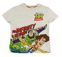 Bílé tričko s potiskem Toy Story Disney 