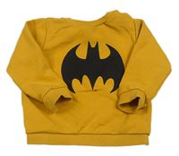 Okrová mikina s netopýrem - Batman