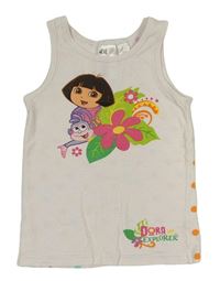 Bílý top s Dorou H&M