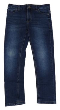 Tmavomodré skinny rifle Next