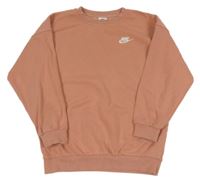 Starorůžová mikina s logem Nike