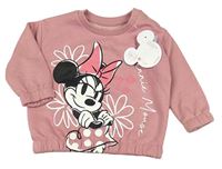 Nové - Starorůžová mikina s Minnie Primark