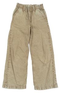 Hnědé široké rifle H&M