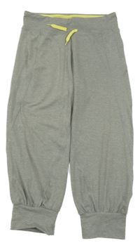 Šedé melírované sportovní crop tepláky H&M