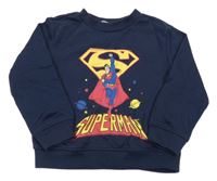 Tmavomodrá mikina se Supermanem Sinsay