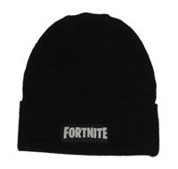 Černá pletená čepice - Fortnite