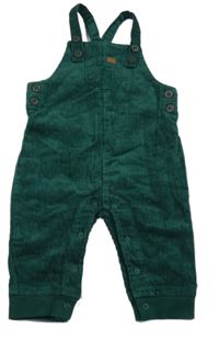 Tmavozelené laclové manšestráky John Lewis