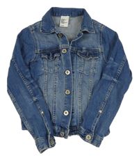 Tmavomodrá riflová bunda s kapsami Denim Co.