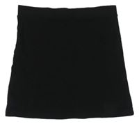 Černá elastická sukně s všitými kraťasy Nutmeg