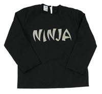Kostým - Černé triko - Ninja 