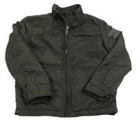 Khaki šusťáková zateplená bunda Zara