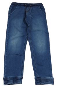 Tmavomodré teplákové cuff rifle Pepperts