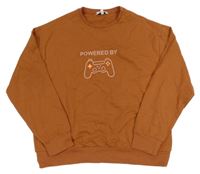 Rezavá mikina s ovladačem 