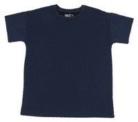 Tmavomodré vzorované tričko Urban