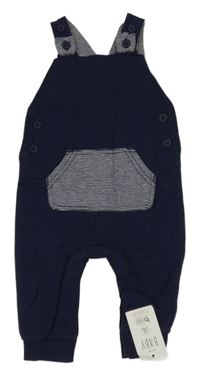 Nové - Tmavomodré laclové tepláky George