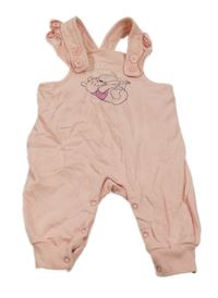 Růžové laclové tepláky s Medvídkem Pú Disney