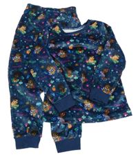 Tmavomodré plyšové pyžamo - Encanto Disney