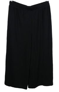 Dámské černé culottes kalhoty 