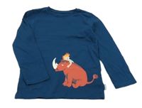 Tmavomodré triko s obrázkem Jako-o