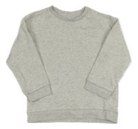 Světlešedá melírovaná mikina Matalan