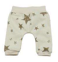 Smetanové tepláky s hvězdami 