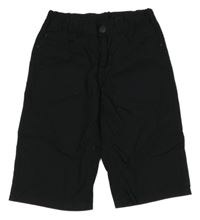 Černé plátěné kraťasy Chapter young