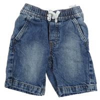 Modré riflové kraťasy