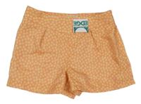 Nová - oranžovo-žluté kraťasy s puntíky EDGE