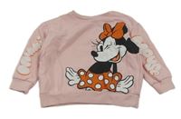 Světlerůžová mikina s Minnie Disney